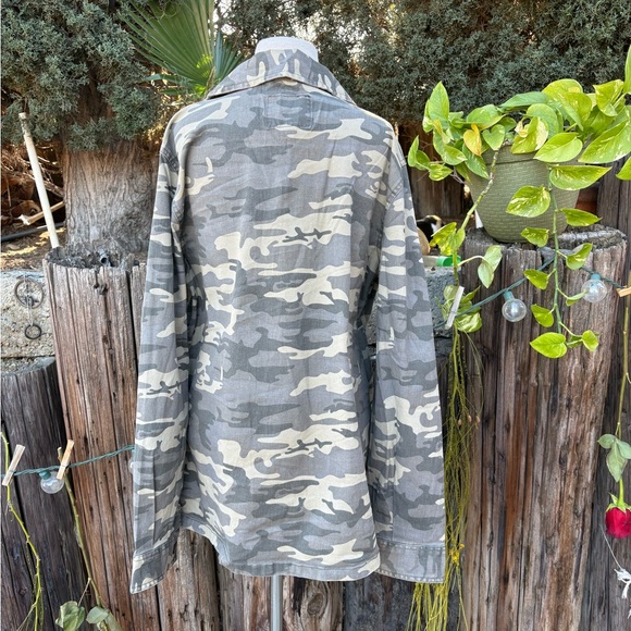 NWOT Sanctuary Camo Jacket Utility Military Army Cotton Outerwear - Picture 3 of 7